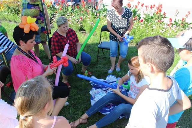 Podczas pikniku zostały przygotowane liczne atrakcje dla najmłodszych.