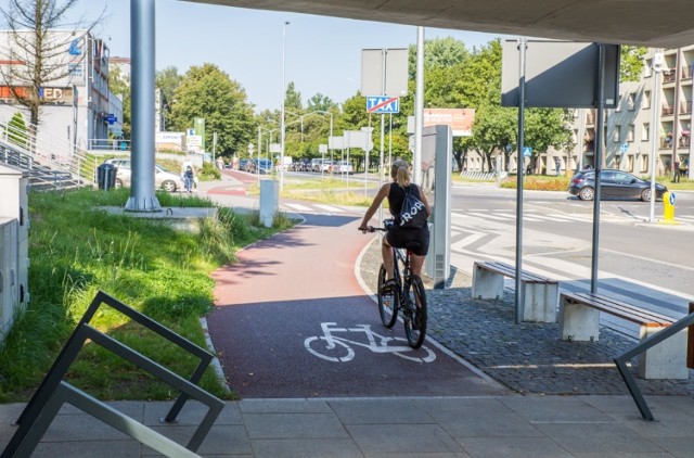 Nowa droga rowerowa w Ligocie w Katowicach