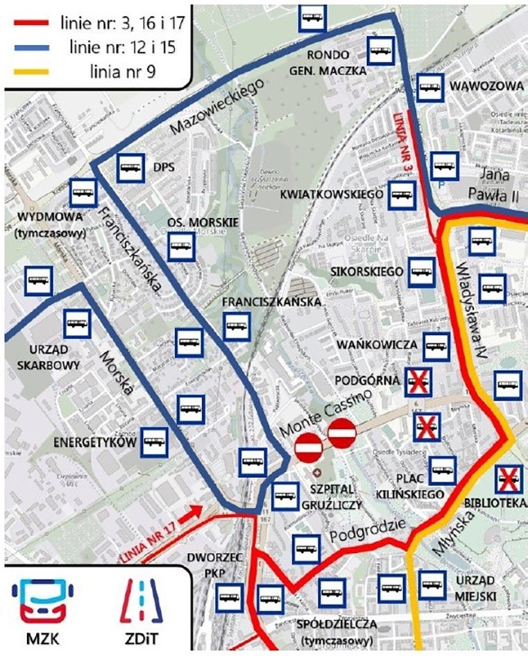 Uwaga! Od piątku wiadukt w Koszalinie jest zamknięty! 