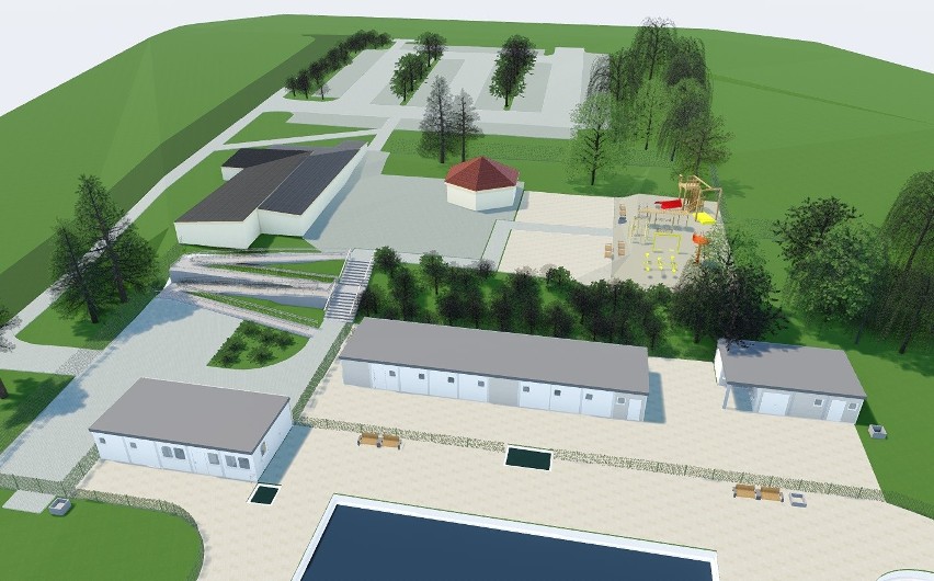Tak będzie wyglądał nowy kompleks basenów w Parku Grabek w...