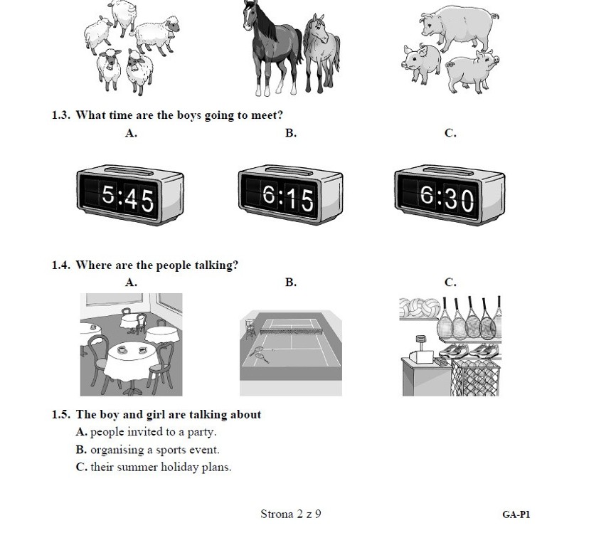 Egzamin gimnazjalny 2015 angielski arkusz CKE odpowiedzi