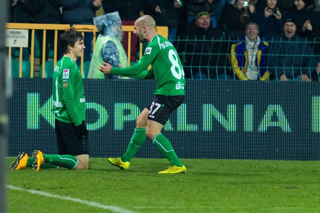Fedor Cernych zdobył dwa gole dla Górnika Łęczna w meczu z Legią Warszawa