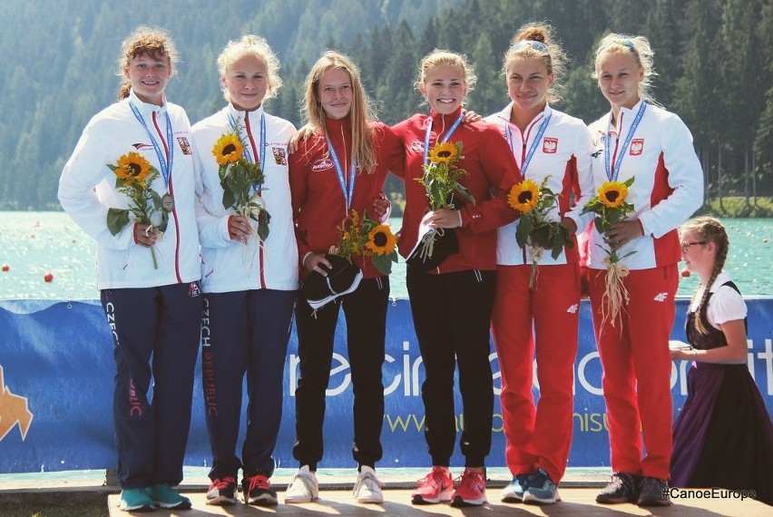 Julia Olszewska z brązowymi medalami mistrzostw Europy w Auronzo