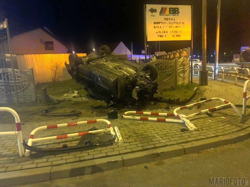 Wypadek na DK 46 w Schodni.
