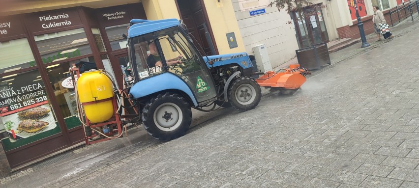 Ulica Grudziądzka i rynek zostały profesjonalnie...