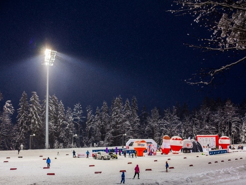 Trasy biegowe na terenie Centralnego Ośrodka Sportu w...