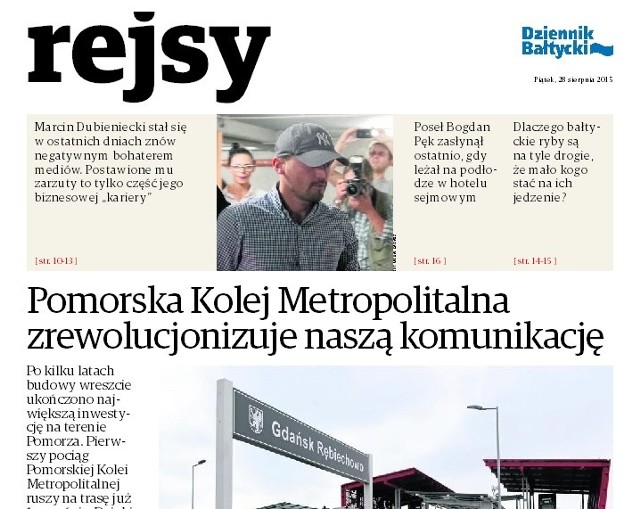 Piątkowy MAGAZYN REJSY online. Polecamy!