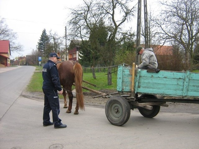 Pijany woźnica miał 3,4 promila alkoholu w wydychanym powietrzu