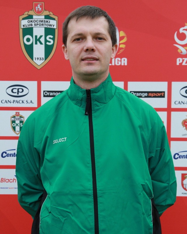 Trener Okocimskiego Piotr Stach