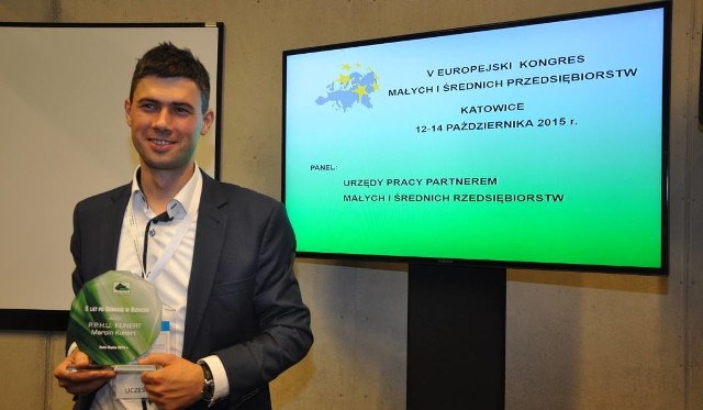 Przedsiębiorca z Borowianki z nagrodą konkursu „5 lat po debiucie w biznesie” 