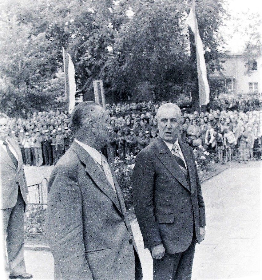 Premier Piotr Jaroszewicz i I sekretarz KC PZPR Edward...