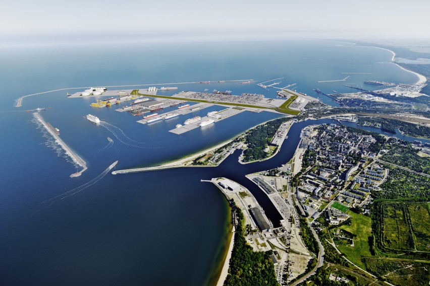 Port Centralny w Gdańsku będzie liczył dziewięć terminali. Ma być jednym z najnowocześniejszych w Europie [wizualizacje]