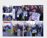 "Wierzymy, że Ukraina wygra." Mieszkańcy Brodnicy i okolic są solidarni z Ukraińcami. Spotkali się podczas wiecu