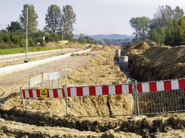 Obwodnica Koszalina: słaby grunt wstrzymał prace