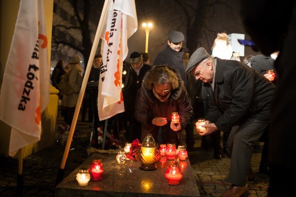 Łódź w  rocznicę stanu wojennego