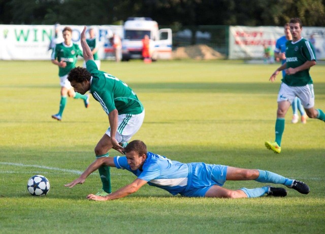 Po tej akcji Rossi Leandro zdobył wyrównującego gola dla Radomiaka w meczu ze Świtem Nowy Dwór Mazowiecki.