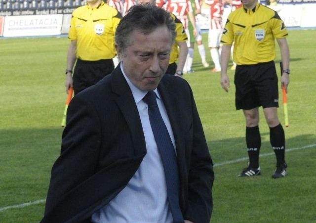 Ryszard Tarasiewicz, trener Zawiszy Bydgoszcz.