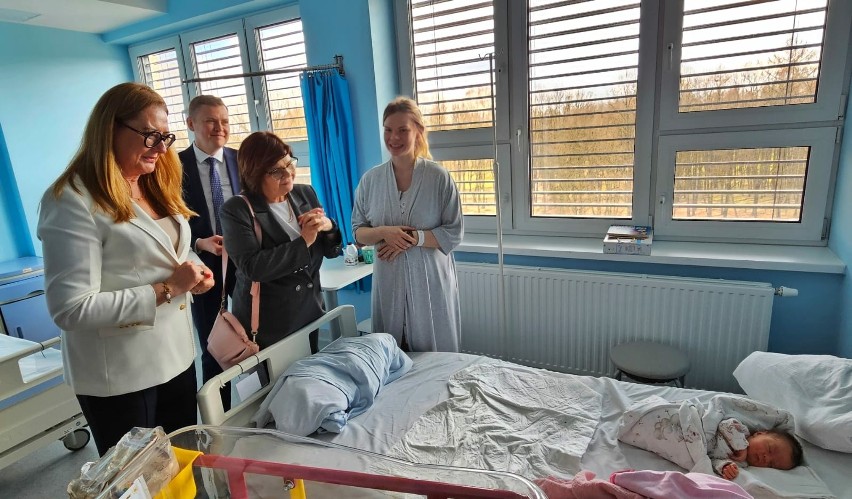 Izabela Leszczyna, minister zdrowia, z wizytą w Szpitalu...