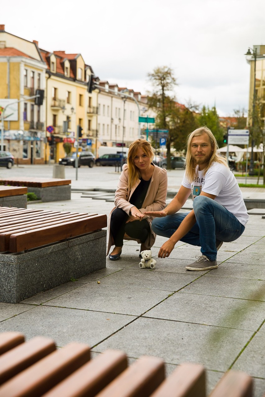 Pomysłodawcy misiów na białostockich ulicach: Patrycja Roman...