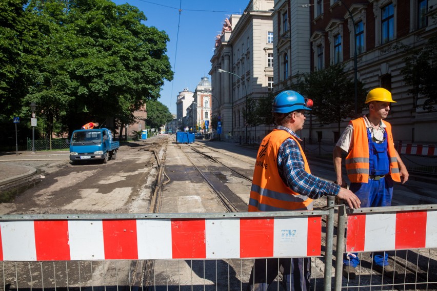 Na Basztowej idzie wolno, wkrótce większy koszmar kierowców