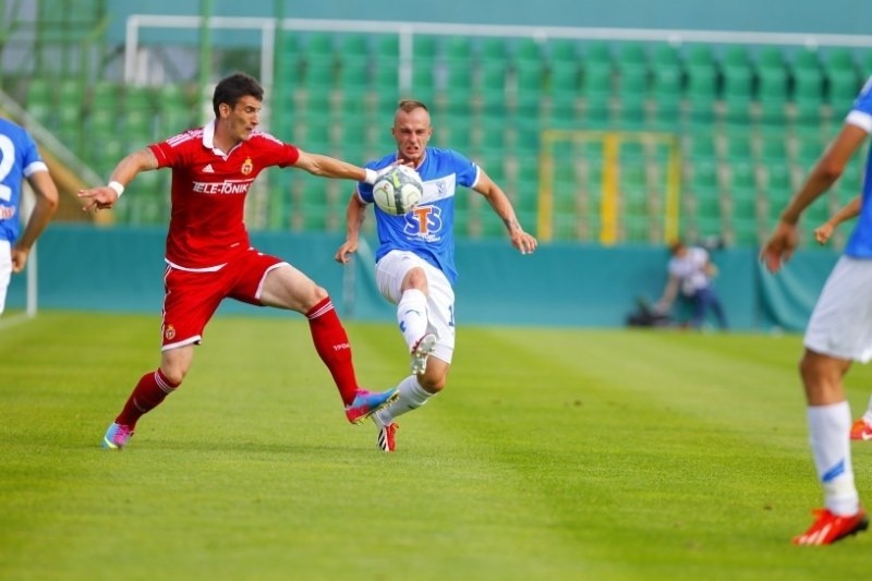 Lech Poznań - Wisła Kraków 3:1. Sparing w Grodzisku Wielkopolskim [ZOBACZ ZDJĘCIA]