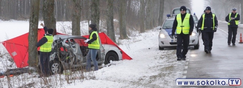 Grodzisk. Wypadek śmiertelny w powiecie sokólskim (zdjęcia)