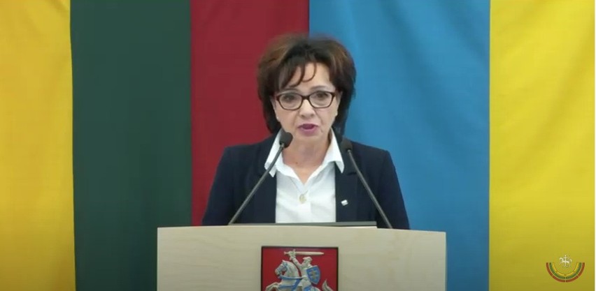 Elżbieta Witek, marszałek Sejmu w litewskim Seimasie:...