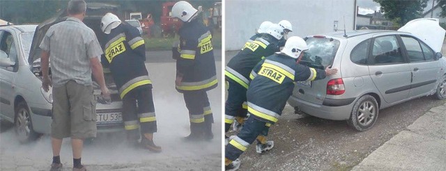 Akcja gaśnicza strażaków z OSP w Lipnicy 