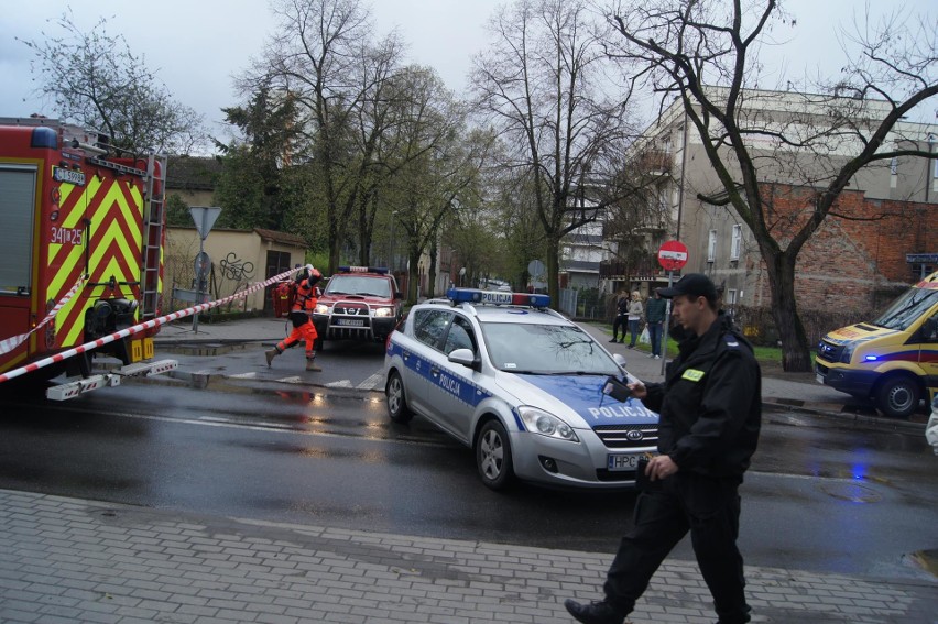 Tragiczny wypadek przy ul. Podgórnej. Runęła ściana budynku...