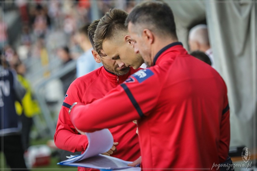 Maciej Żurawski podczas meczu Cracovia - Pogoń