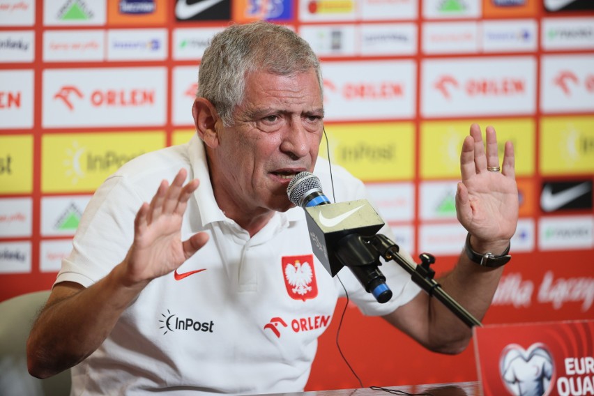 Selekcjoner Fernando Santos przed meczem Polska - Wyspy...