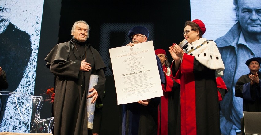 Jerzy Skolimowski odebrał doktorat honoris causa ASP w Łodzi [ZDJĘCIA]