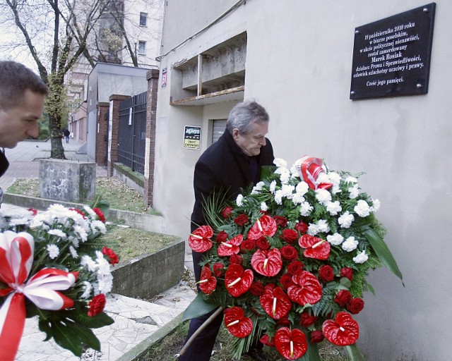 6. rocznica śmierci Marka Rosiaka, urzędnika PiS zamordowanego w biurze partii w Łodzi