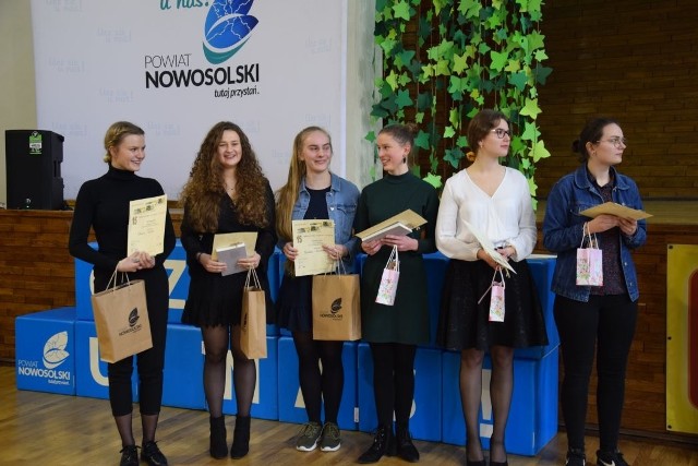 Konkurs poetycki "Baczyniak" w Liceum Ogólnokształcącym im. K. K. Baczyńskiego w Nowej Soli, 9 marca 2020 r.