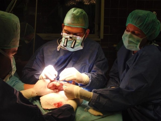 Dr Ahmed Elsawtawy przyszył w środę dwa odcięte palce. Operacja trwała ponad cztery  godziny