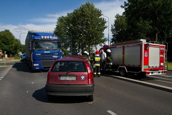 Wypadek na ulicy Koszlaińskiej w Kołobrzegu