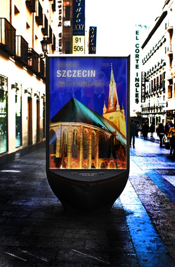 "discover Szczecin just to inspire you" kampanii ciąg...