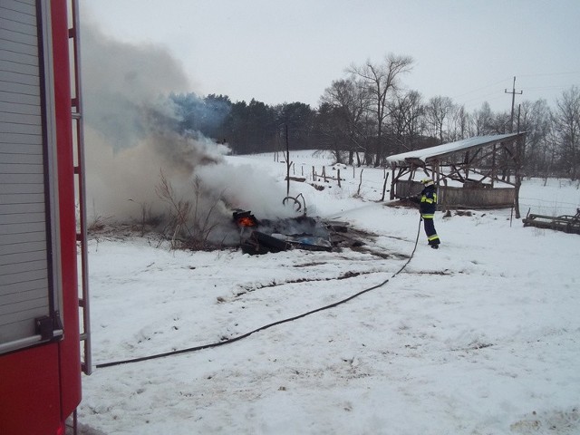 Pożar campingu w gminie Karlino.