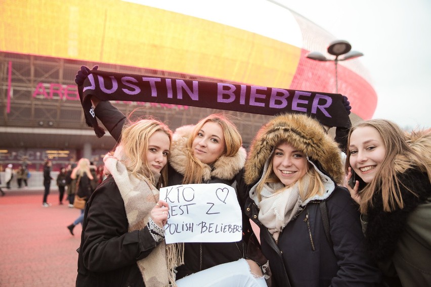 Beliberki przed koncertem Justina Biebera w Krakowie