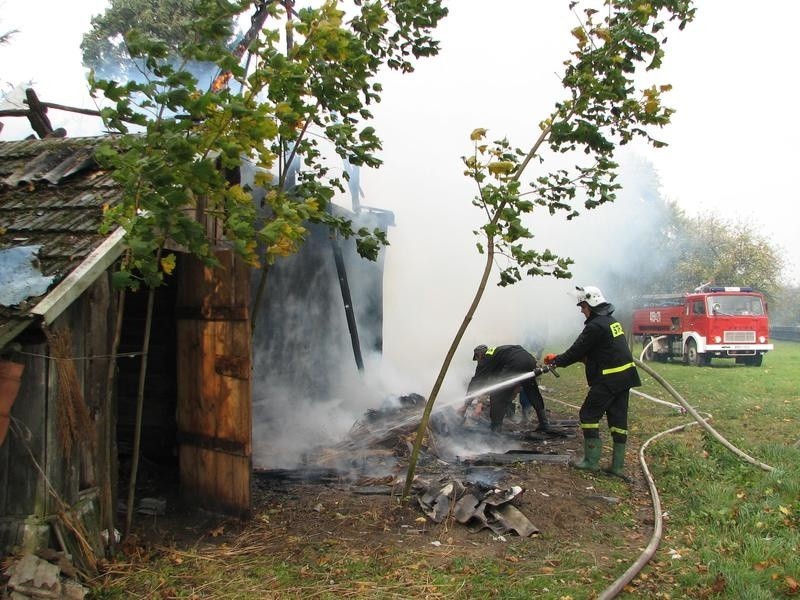 Augustowo: Pożar