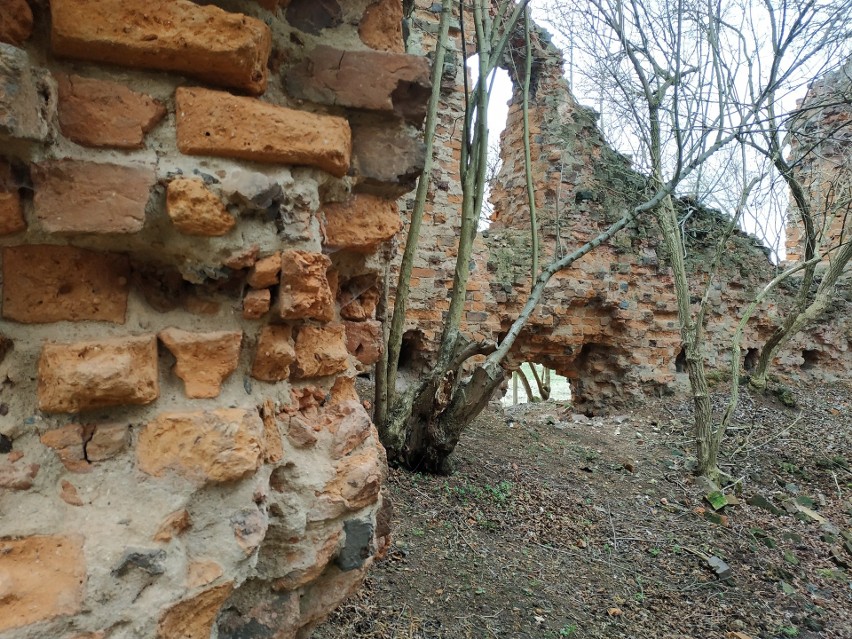 Tzw. czerwony zamek był ruiną już kilkaset lat temu