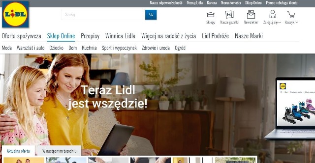 Od dziś można robić zakupy w sklepie internetowym Lidla. Sprawdź asortyment