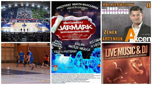 Wiele imprez kulturalno - sportowych czeka nas w ten weekend we Włocławku. Zobacz gdzie można się wybrać 16-17 grudnia 2017 roku. Oto nasz spis. Oglądaj galerie.