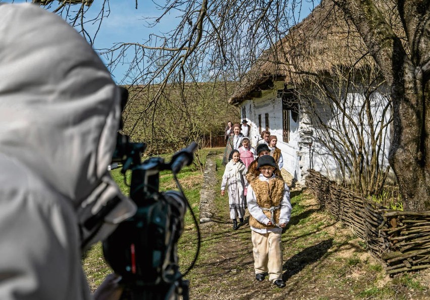 W sobotę w sądeckim skansenie kręcono sceny z...