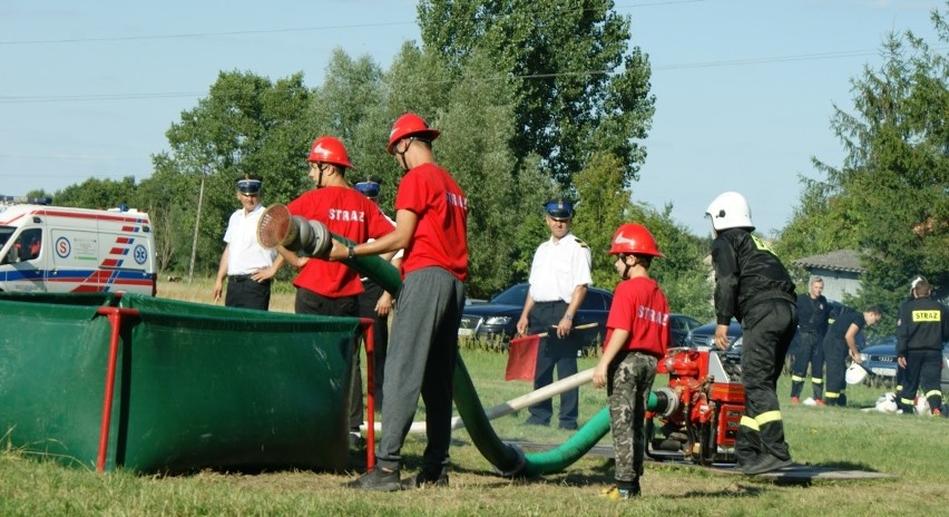 Zawody sportowo - pożarnicze w miejscowości Strzelce