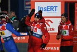 Skoki narciarskie - wyniki PŚ w Zakopanem. Polacy na podium konkursu drużynowego na Wielkiej Krokwi. Lepsza była tylko Austria