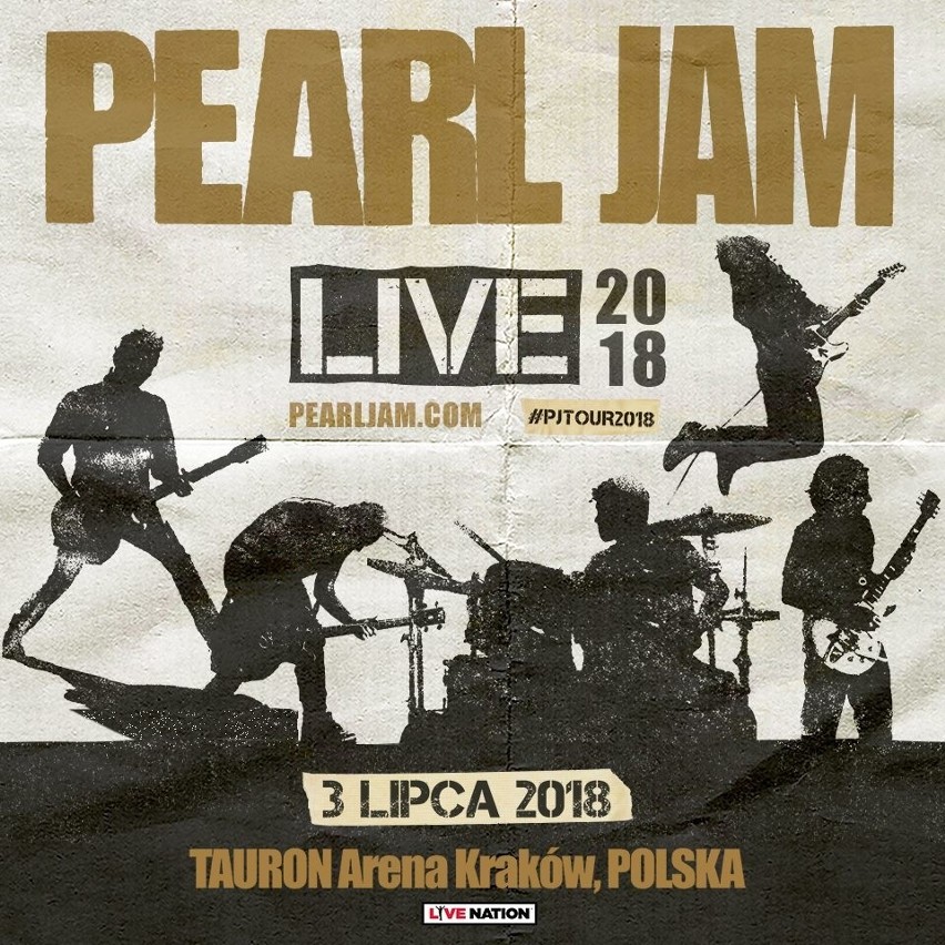 Kraków. Pearl Jam wystąpi w Tauron Arenie