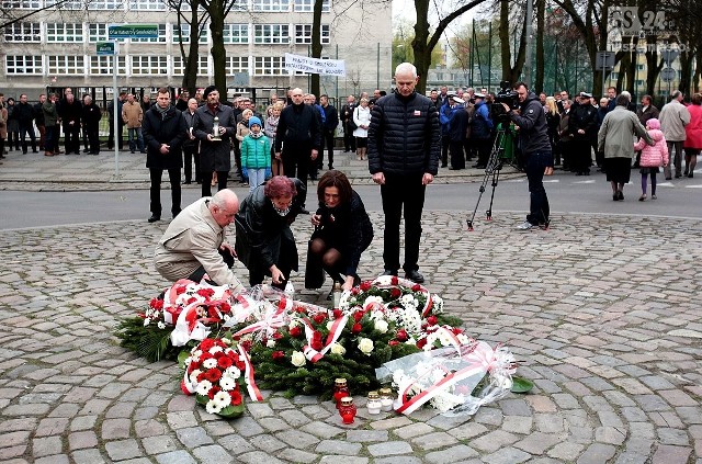 Szczecińskie uroczystości w rocznicę katastrofy w Smoleńsku