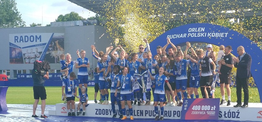 TME SMS Łódź zdobywcą piłkarskiego Pucharu Polski Kobiet.