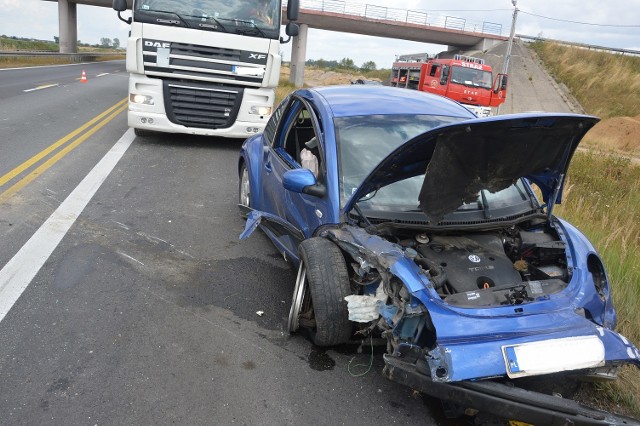 Kolejny wypadek na a1 pod Piotrkowem